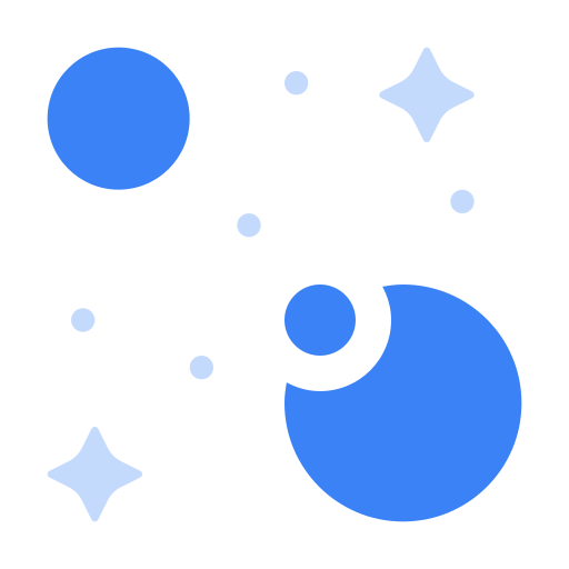 宇宙 Generic Blue icon