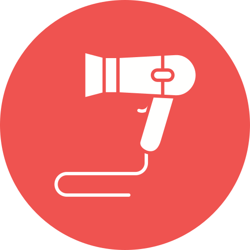 Hair dryer Generic color fill icon