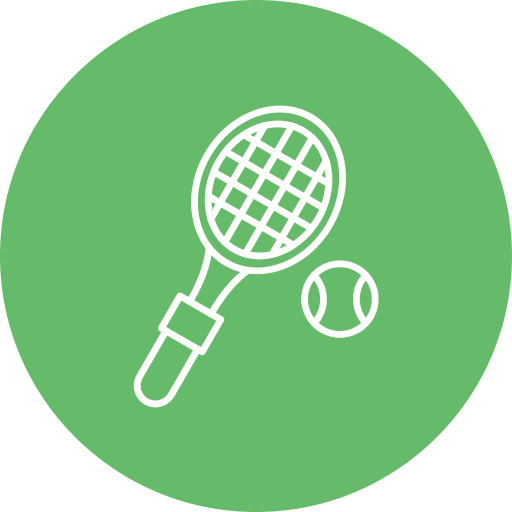 テニスラケット Generic color fill icon