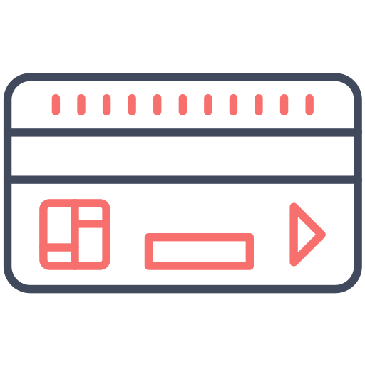 tarjeta de crédito Generic color outline icono