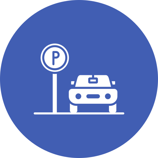Parking area Generic color fill icon