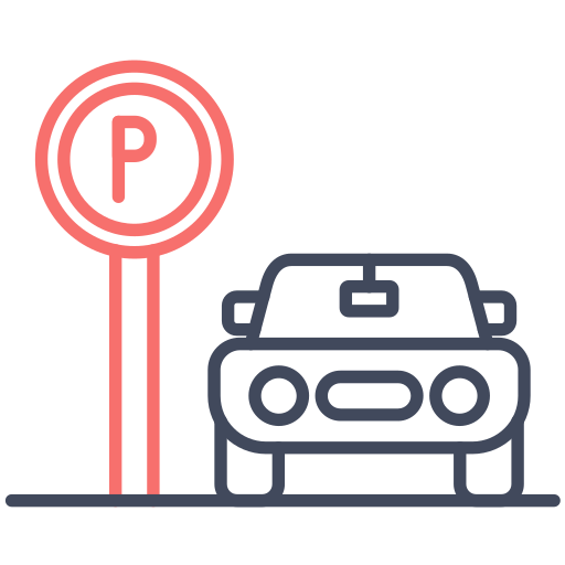 strefa parkowania Generic color outline ikona