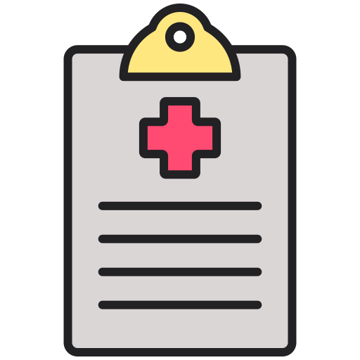 Medical Report Generic color lineal-color icon