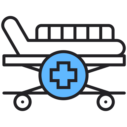 Stretcher Generic color lineal-color icon