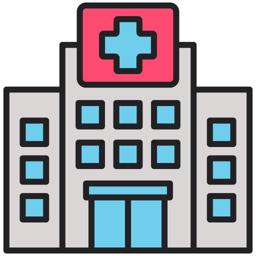krankenhausgebäude Generic color lineal-color icon