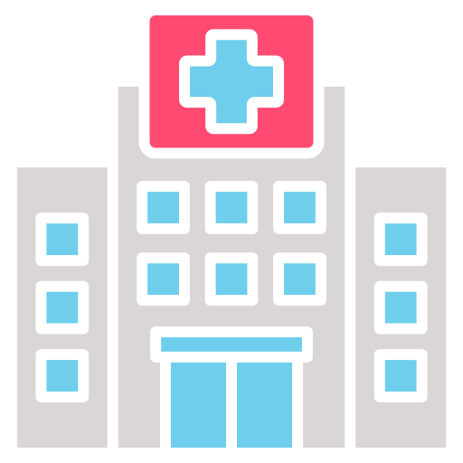 Hospital building Generic color fill icon