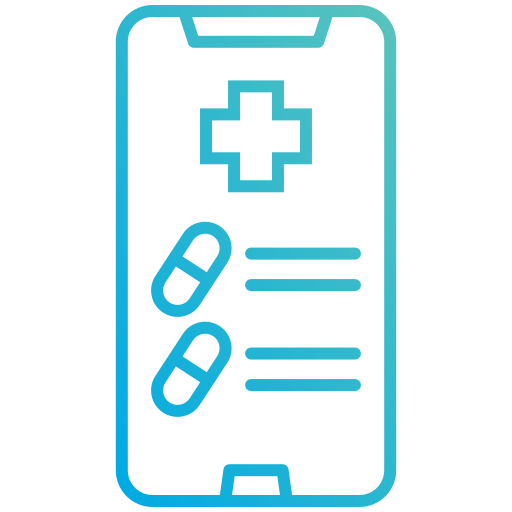 Online pharmacy Generic gradient outline icon