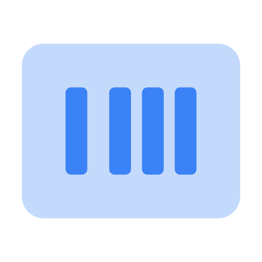 바코드 Generic Blue icon