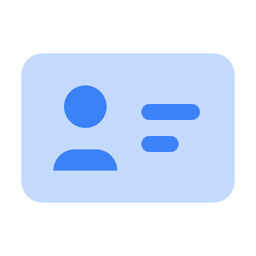 karta Generic Blue ikona
