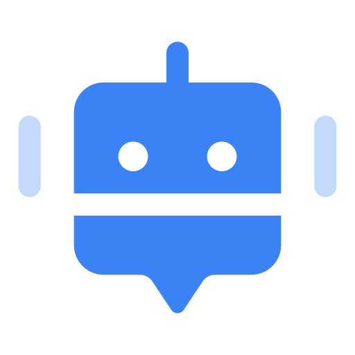 chatbot Generic Blue icoon