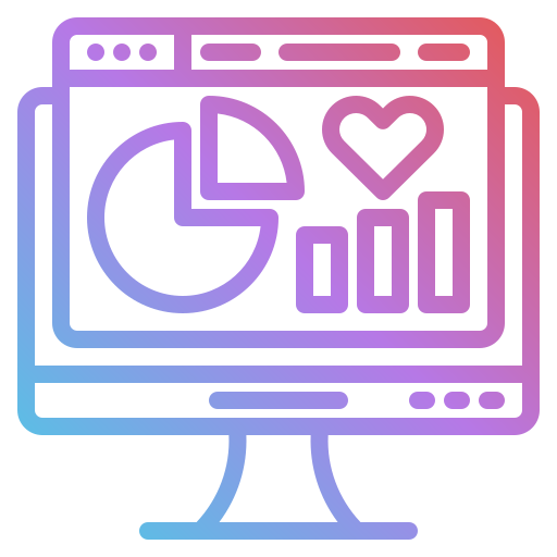 statistique Generic Gradient Icône