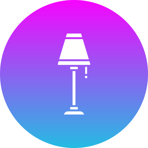 Desk lamp Generic gradient fill icon