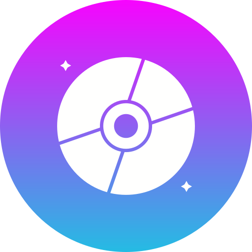 compact disc Generic gradient fill icon