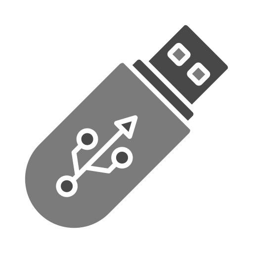 Flash disk Generic color fill icon