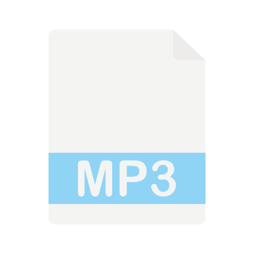 mp3 Generic color fill icona