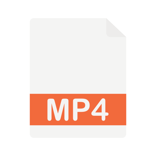 mp4 Generic color fill icono