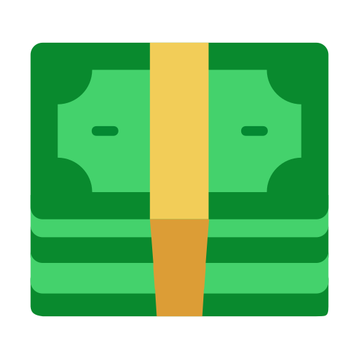 Banknotes Generic color fill icon