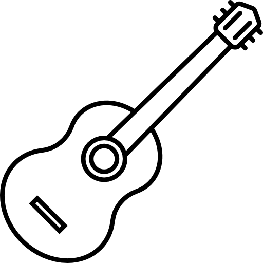 gitara akustyczna  ikona