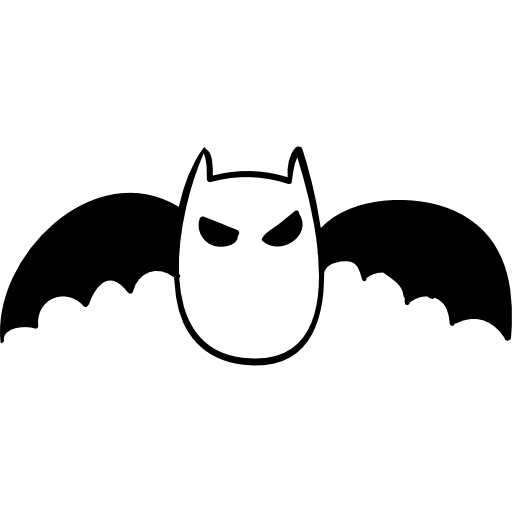 murciélago Hand Drawn Black icoon