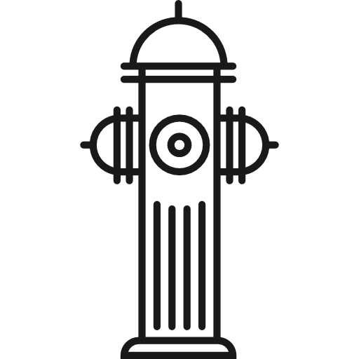 hydranty przeciwpożarowe  ikona