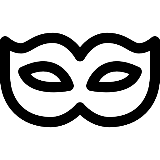 maska Basic Rounded Lineal ikona