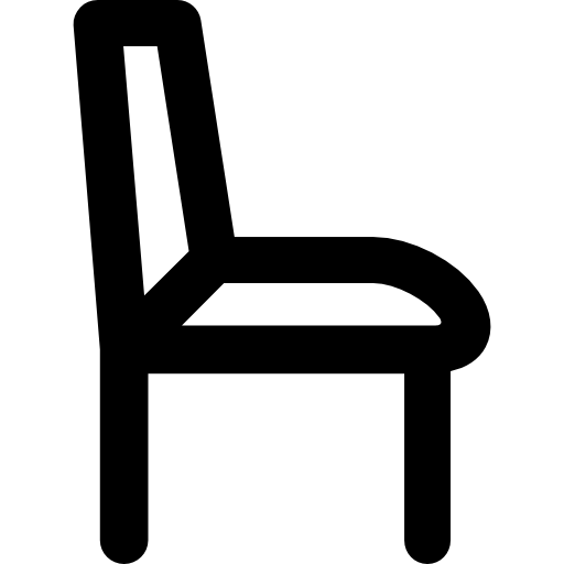 Chair Curved Lineal icon
