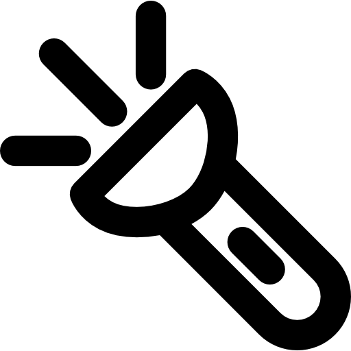 linterna Curved Lineal icono