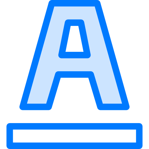 lettertype Vitaliy Gorbachev Blue icoon