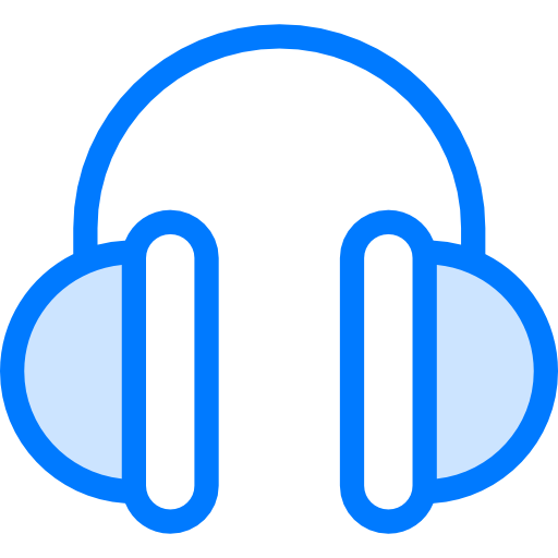 Headphone Vitaliy Gorbachev Blue icon