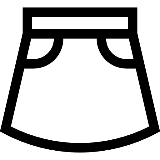 スカート Basic Straight Lineal icon