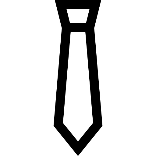 Галстук Basic Straight Lineal иконка