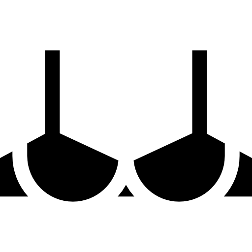 ブラジャー Basic Straight Filled icon