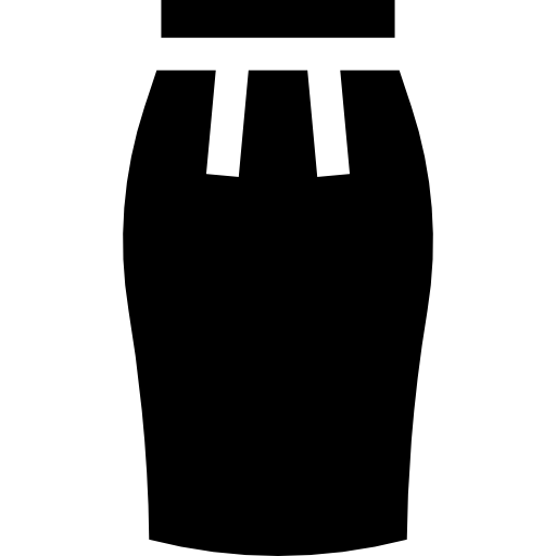치마 Basic Straight Filled icon