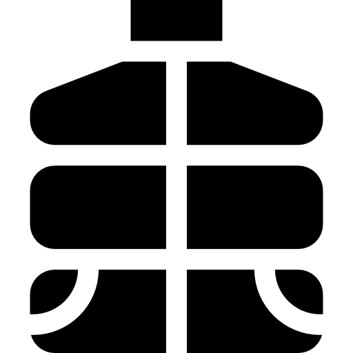 chaleco Basic Straight Filled icono