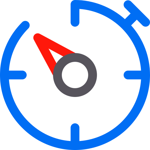 Timer Basic Rounded Lineal Color icon