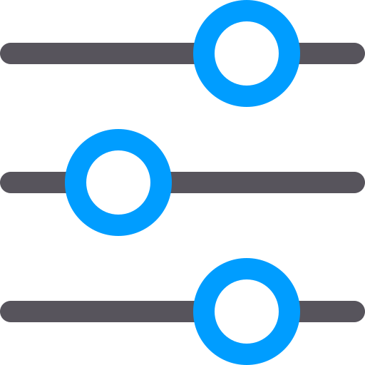 Control Basic Rounded Lineal Color icon