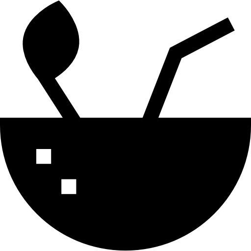 kokosnuss Basic Straight Filled icon