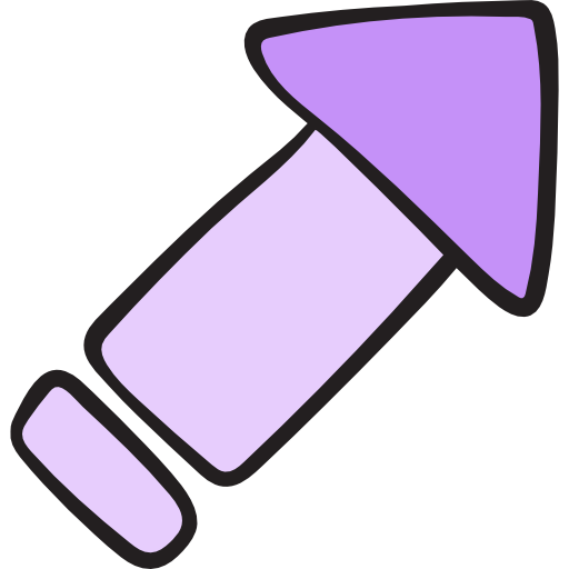 diagonale Hand Drawn Color icon