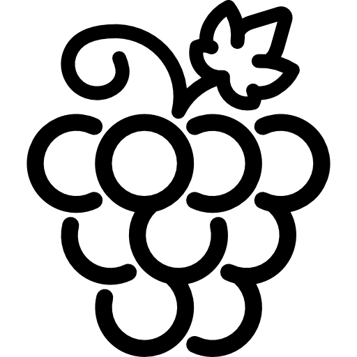 uvas Yuttapong Lineal icono