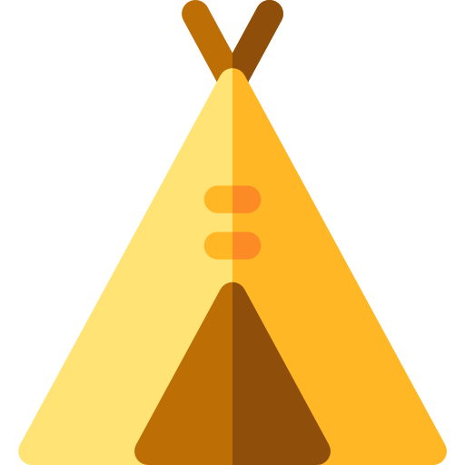 텐트 Basic Rounded Flat icon