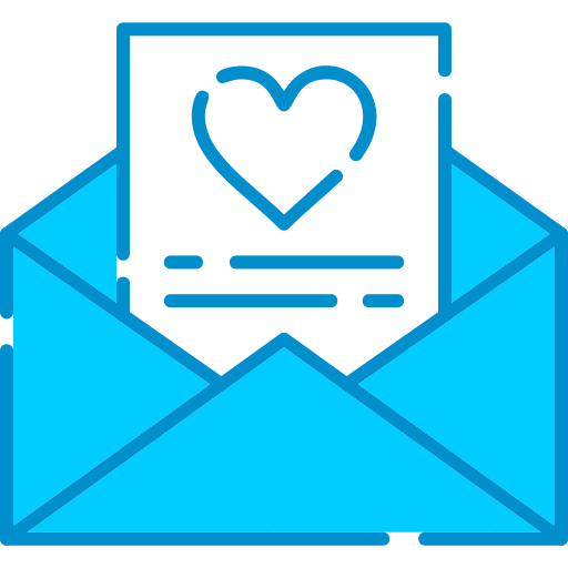 Love letter Generic Blue icon