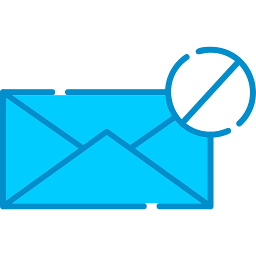 Email blocker Generic Blue icon
