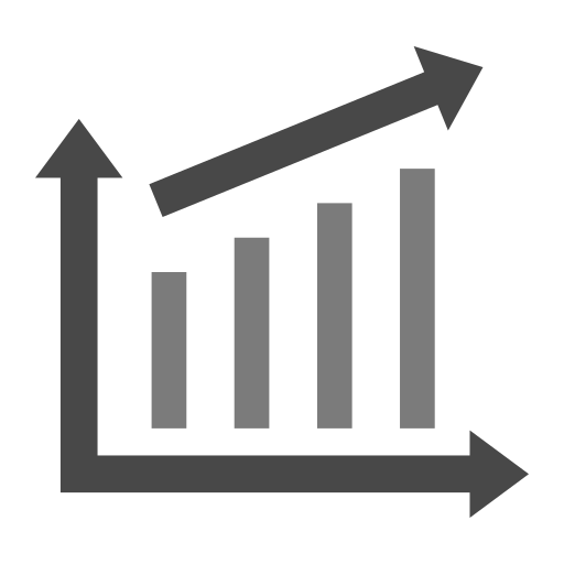 grafico a barre Generic color fill icona