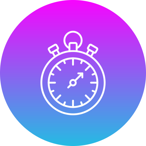 chronometr Generic Flat Gradient ikona