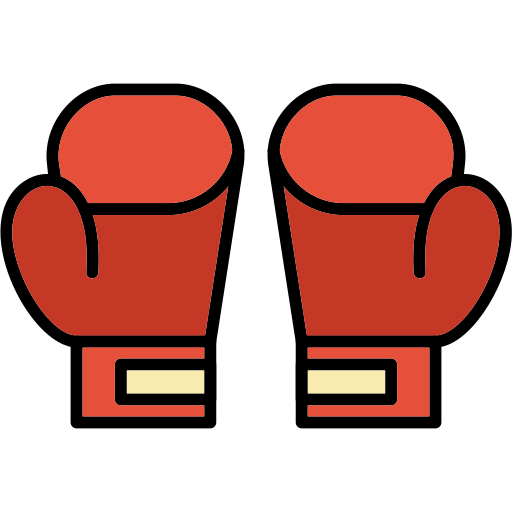 rękawice bokserskie Generic Outline Color ikona