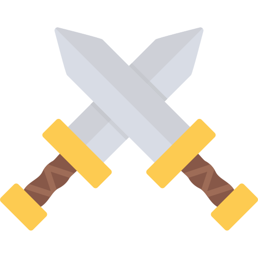 zwaarden Generic Flat icoon