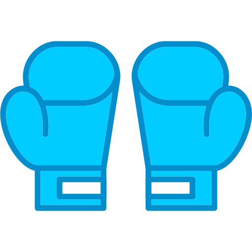 Boxing gloves Generic Blue icon