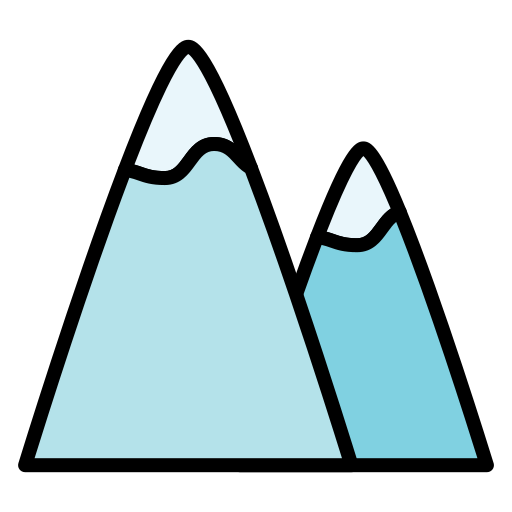 montagna Generic color lineal-color icona