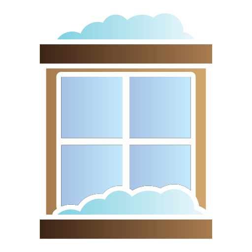 finestra Generic gradient fill icona