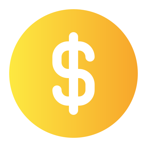 dollar Generic gradient fill icon